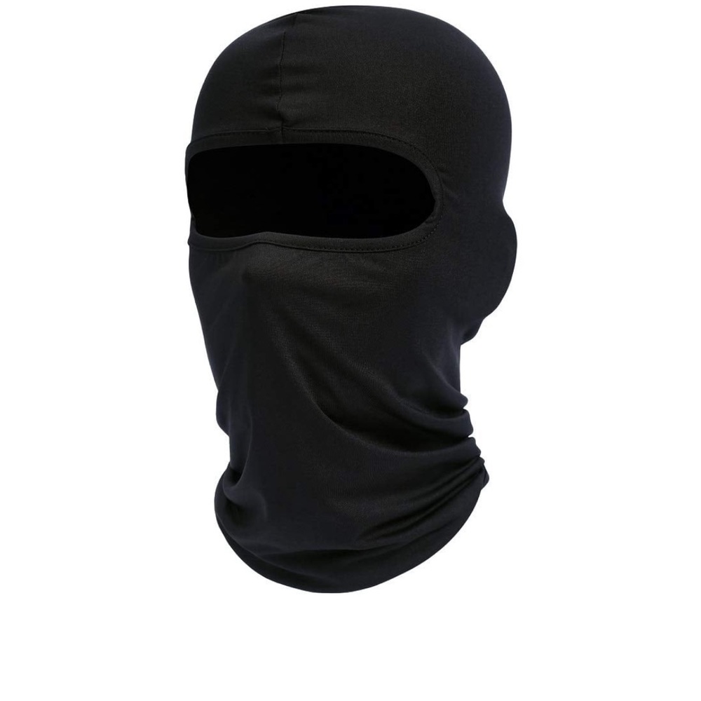 Black Balaclava Ski Mask, for UV Protection Men/Women